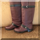 H31. Chloe two toned brown and black boots. Size 39 - $600